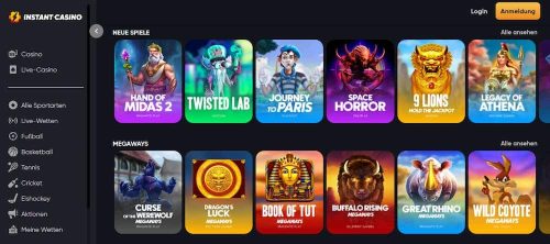 Instant Casino Gallerie