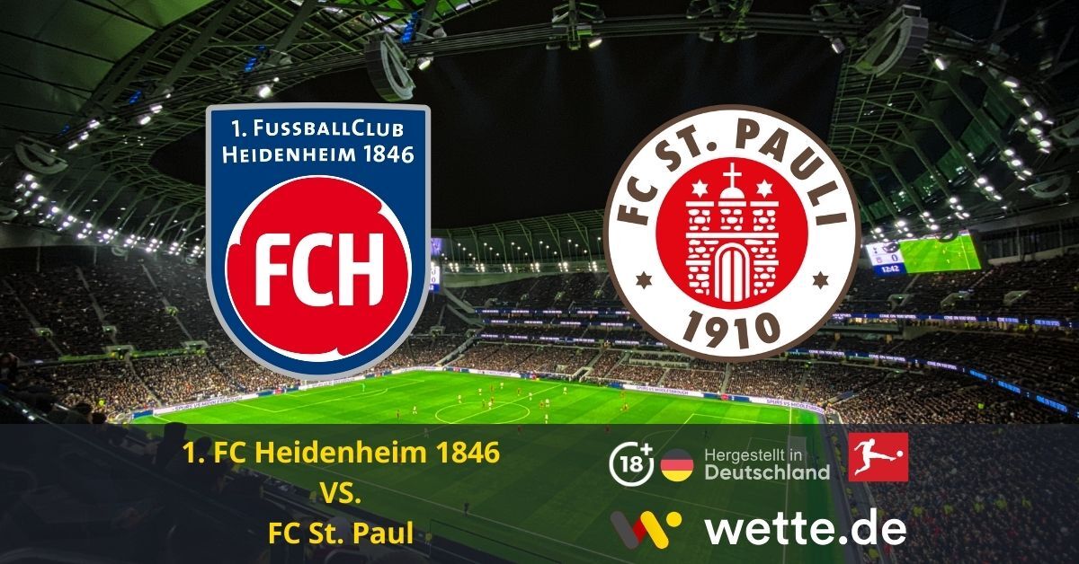 1. FC Heidenheim 1846 vs. FC St. Pauli