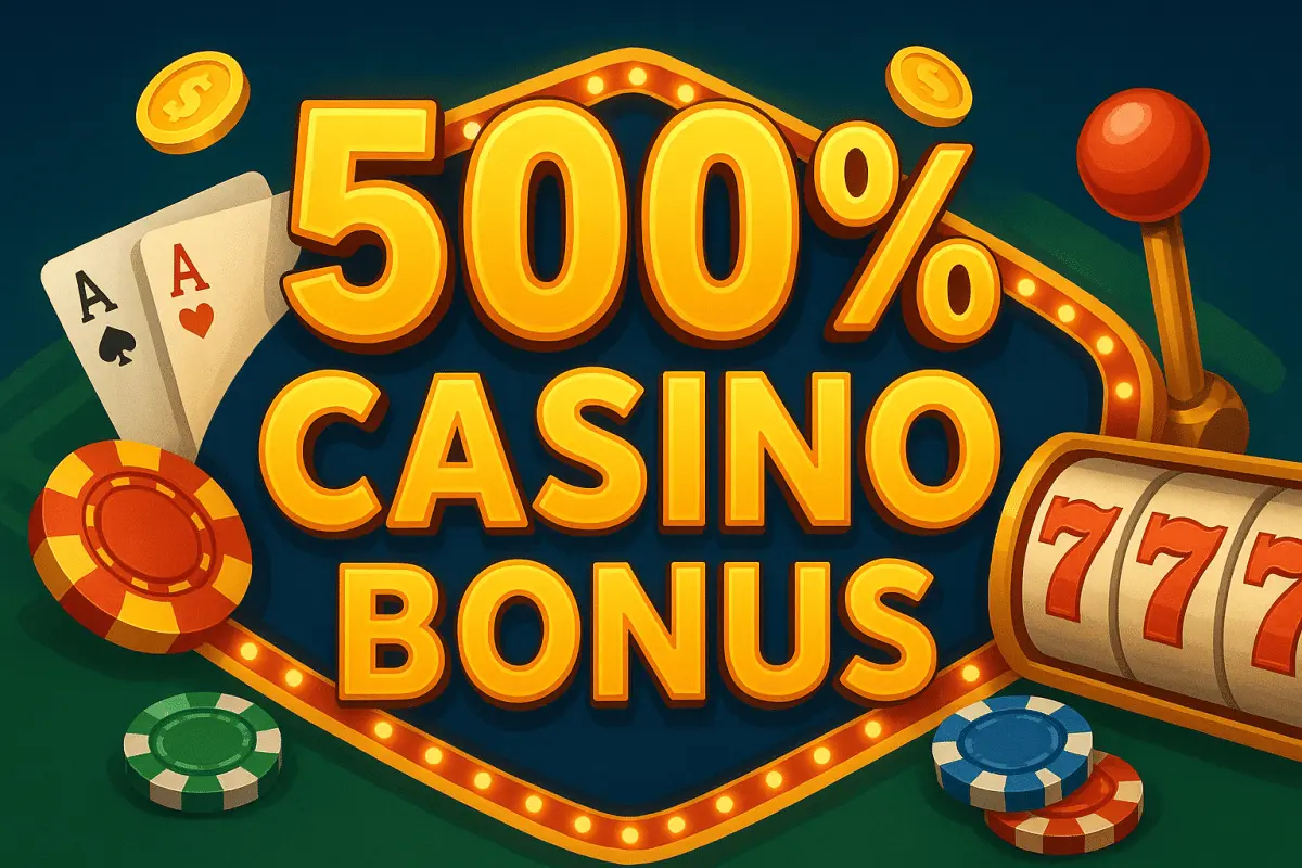 500% Casino Bonus