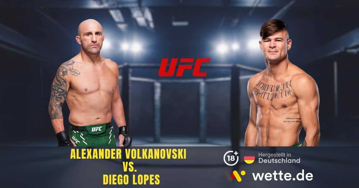 Alexander Volkanovski vs. Diego Lopes ufc wetten