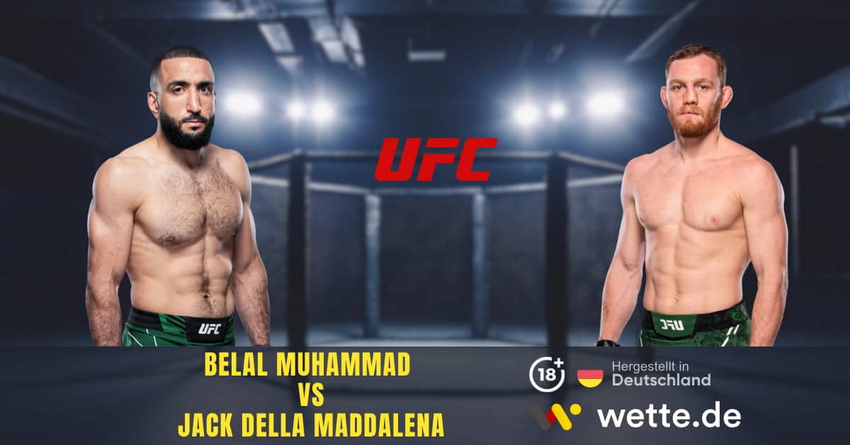Belal Muhammad vs Jack Della Maddalena ufc prognose