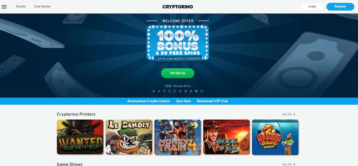 Cryptorino Casino