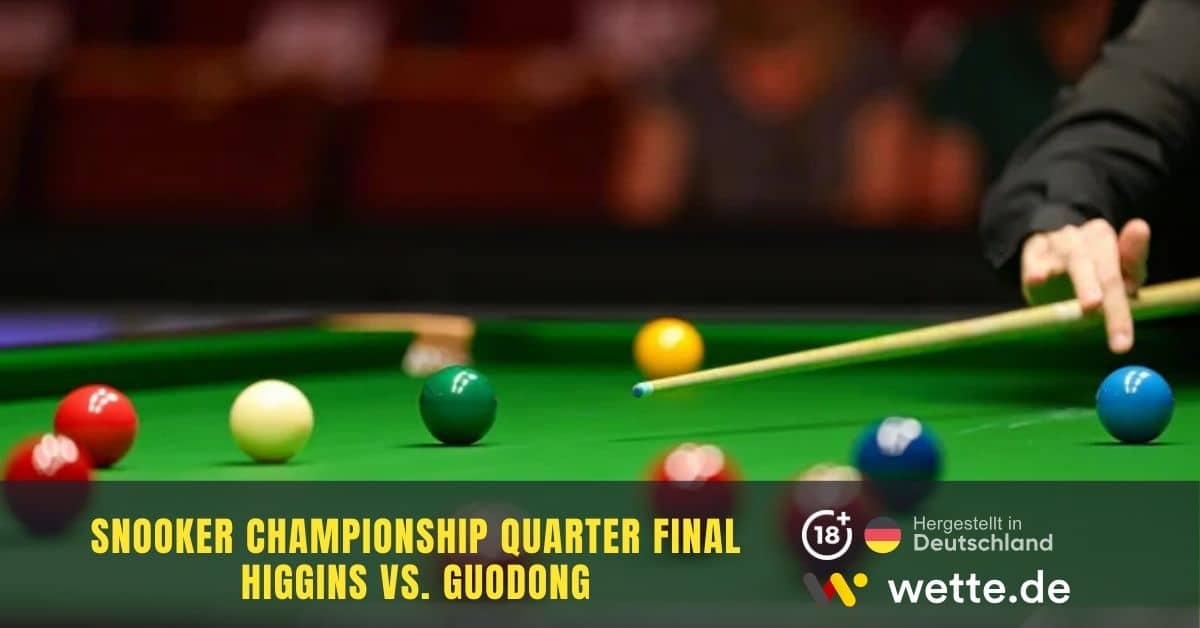 Higgins Guodong Snooker Wetten