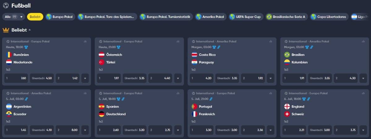 Instant Casino Fußball Wetten