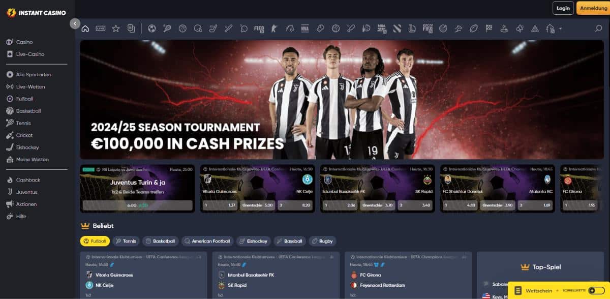 Instant Casino Sport 2 1