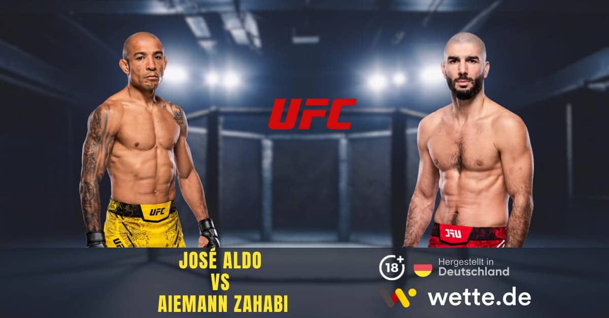 José Aldo vs Aiemann Zahabi ufc prognose