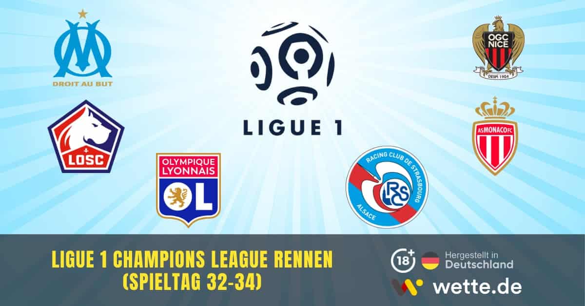 Ligue 1 Champions League Rennen (Spieltag 32 34)