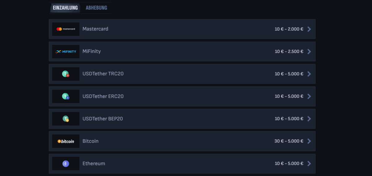 Mafia Casino Einzahlung