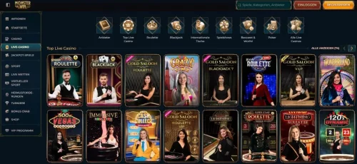 Monsterwin live casino