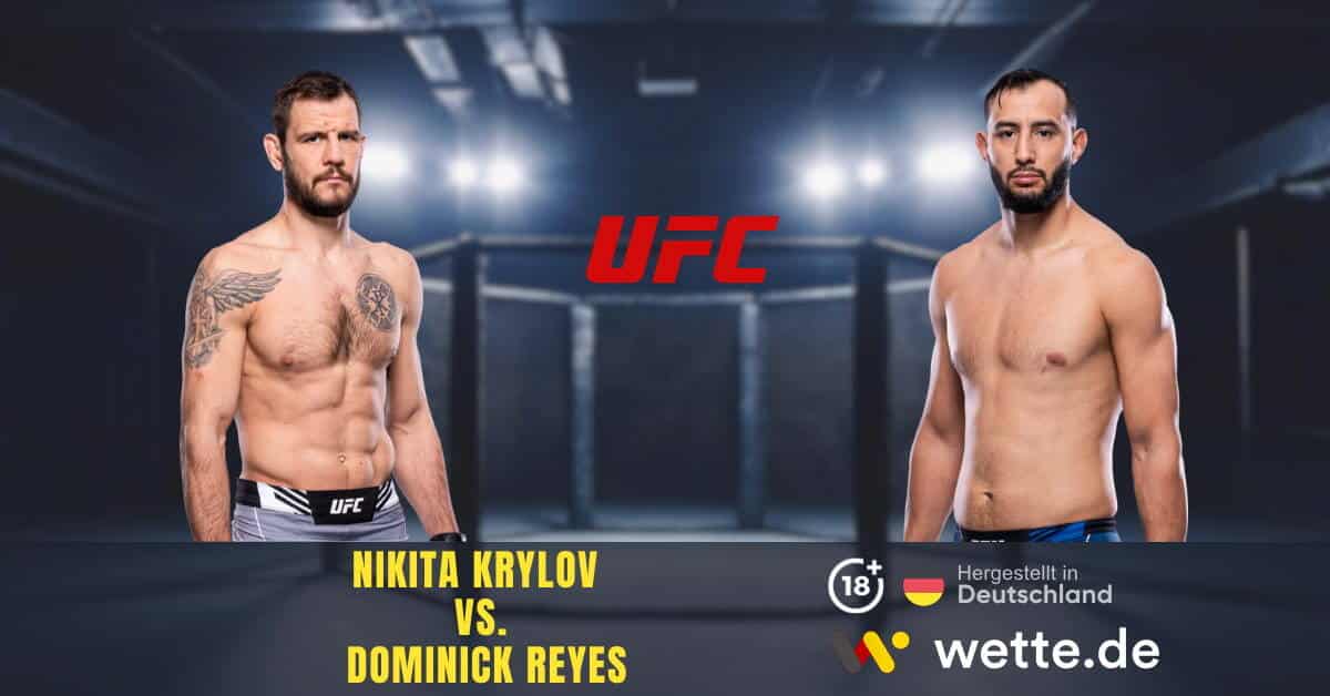 Nikita Krylov vs. Dominick Reyes ufc Prognose