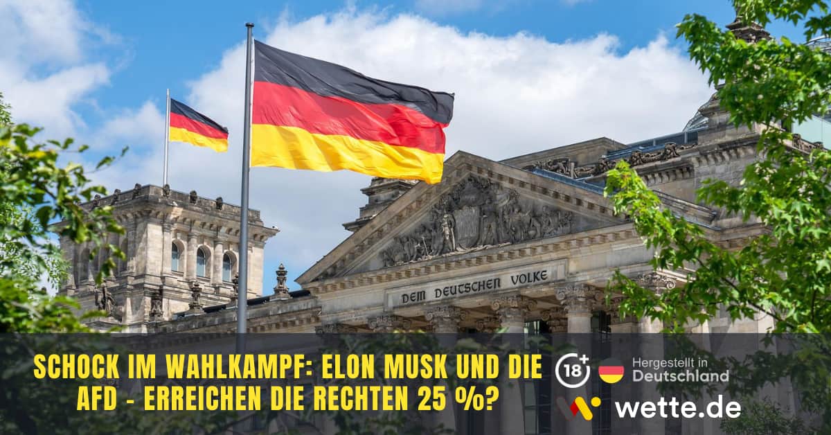 Schock im Wahlkampf Elon Musk und die AfD erreichen die Rechten 25 %