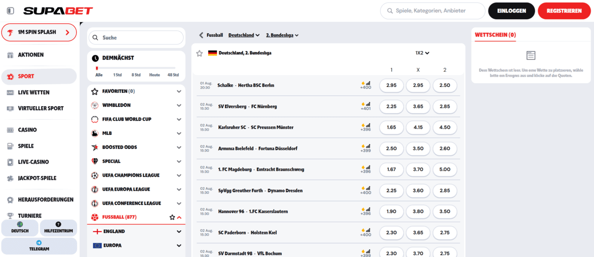 Supabet 2. Bundesliga