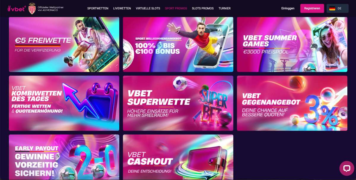 VBET Bonus