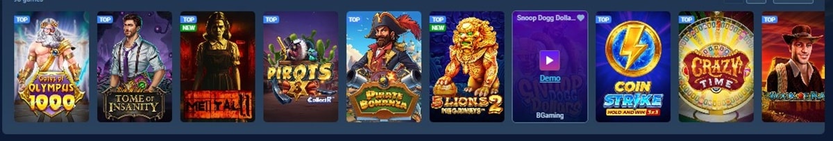 Wintopia Spielangebot